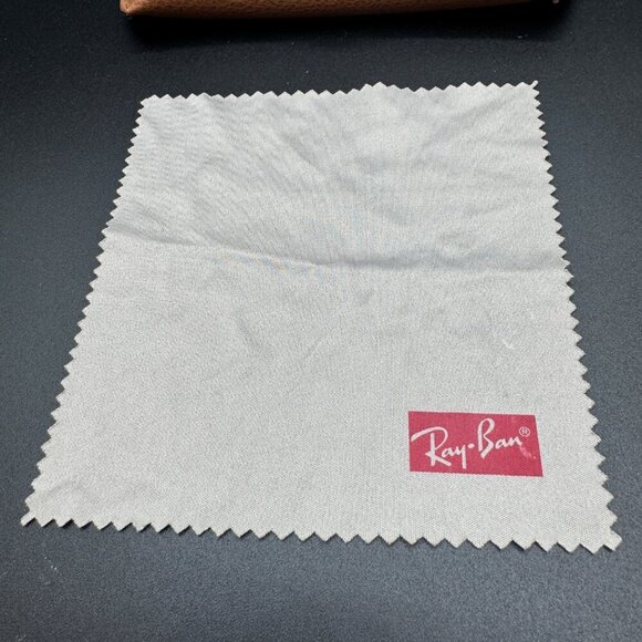 Ray ban Sunglasses Eyeglasses Soft Leather Brown Case ONLY - Picture 2 of 10